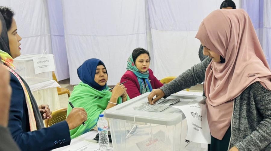 জগন্নাথ বিশ্ববিদ্যালয়ে শান্তিপূর্ণভাবে শেষ জকসু ও হল সংসদ নির্বাচনের ভোটগ্রহণ