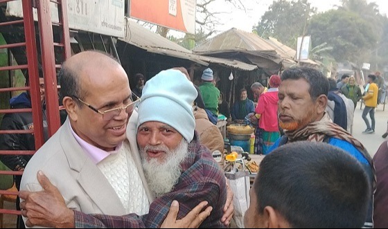 নড়াইল-২ আসনে ধানের শীষ প্রতীকের প্রার্থীর গণসংযোগ