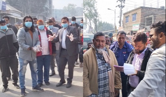 টাঙ্গাইলে পরিচ্ছন্ন ও ফুটপাথ দখল মুক্ত করতে অভিযান