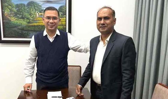 তারেক রহমানের সাথে হামিদের সাক্ষাৎ