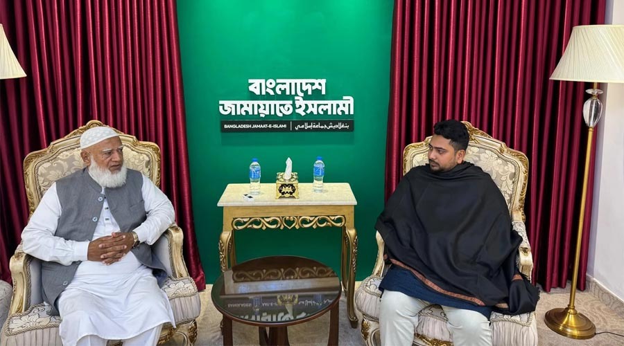 জামায়াত আমিরের সঙ্গে নাহিদ ইসলামের বৈঠক