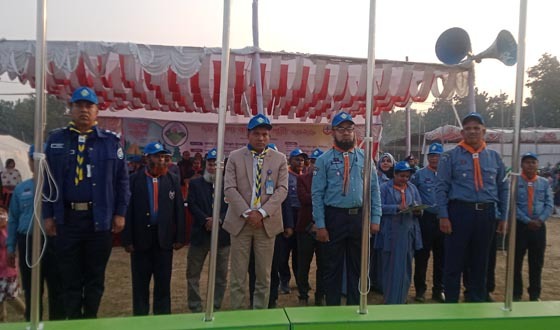 দিনাজপুরে ৭ম জেলা কাব ক্যাম্পুরী উদ্বোধন