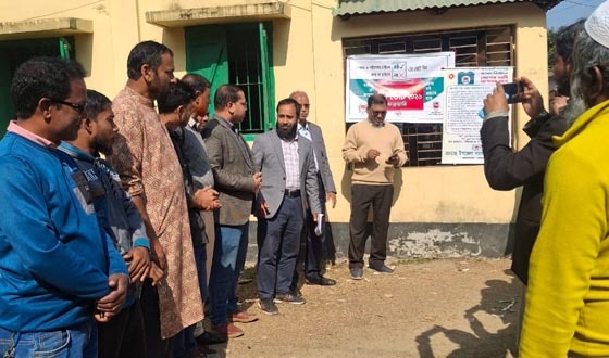 কলমাকান্দায় প্রশাসনের গণভোট  প্রচারণা শুরু