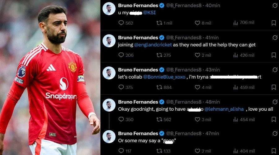 হ্যাক হলো ব্রুনো ফার্নান্দেসের এক্স অ্যাকাউন্ট