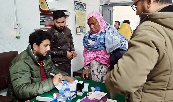 নড়াইলে বিনামূল্যে দুই হাজার রোগীকে চক্ষু চিকিৎসা