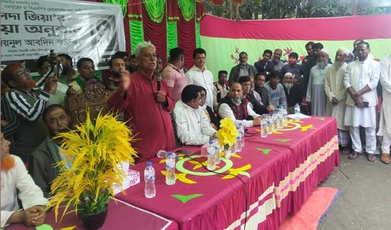 সেনবাগে খালেদা জিয়া রুহের মাগফেরাত কামনায় দোয়া