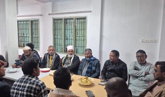 জয়পুরহাট-২ আসনে বিএনপির প্রার্থীর সাথে সাংবাদিকদের মতবিনিময়