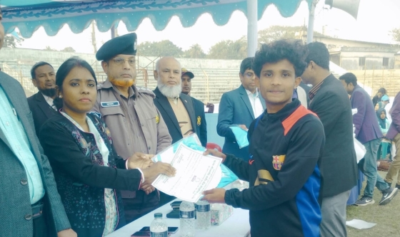 রাজশাহীতে ক্রীড়া প্রতিযোগিতায় প্রথম বাগমারার তোফাজ্জল