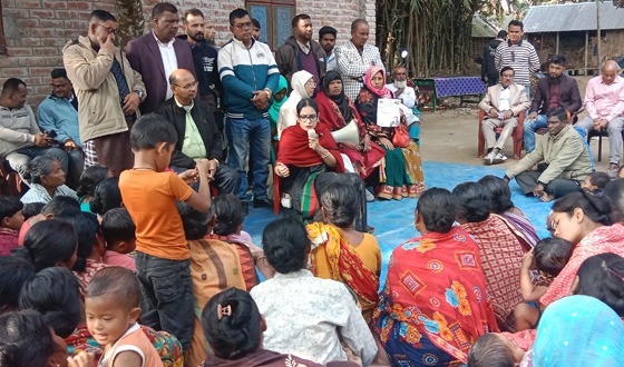 আটোয়ারীতে সনাতনীদের সাথে নিপুন রায়ের মতবিনিময়