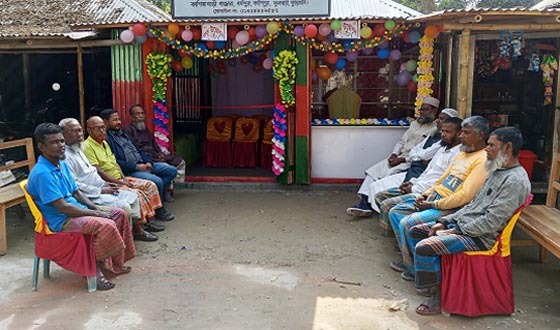 ফুলবাড়ীর জুলাইযোদ্ধা ওবায়দুল হকের দোকান উদ্বোধন