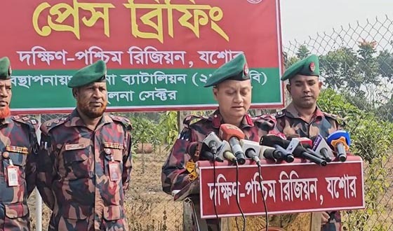 জাতীয় সংসদ নির্বাচন উপলক্ষে  বেনাপোল সীমান্তে সুরক্ষা