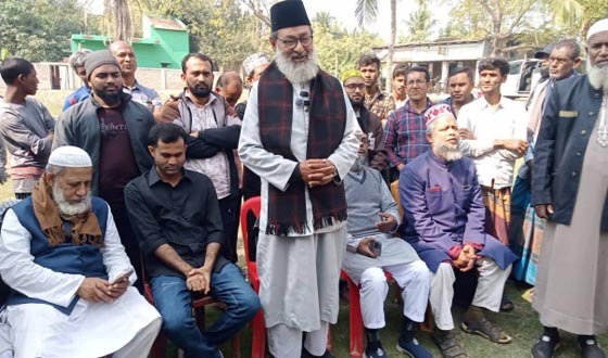 বুধহাটায় রবিউল বাশারের গণ সংযোগ