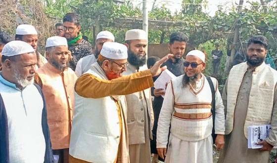 চাঁদপুর-৩ আসনে শাহজাহান মিয়ার গণসংযোগ