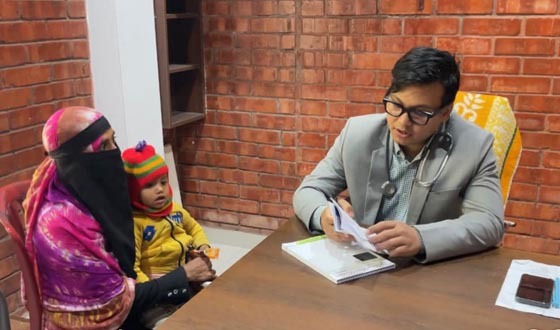 কচুয়ায় বিনামূল্যে চিকিৎসা সেবা