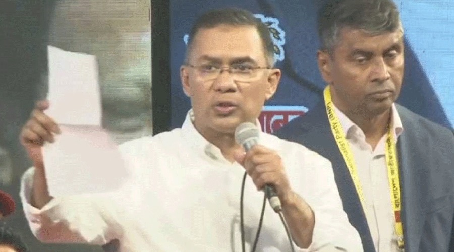 সবার আগে জলাবদ্ধতা সমস্যার সমাধান করা হবে: তারেক রহমান