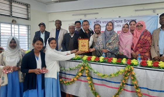 নাসিরনগরে দুর্নীতি বিরোধী বিতর্ক প্রতিযোগিতা