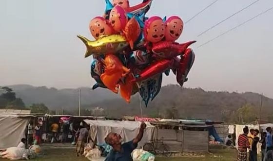 কলমাকান্দায় ঐতিহ্যবাহী চেংগ্নী মেলা শুরু