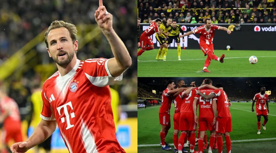 কেনের জোড়া গোলে দাপুটে জয় পেলো বায়ার্ন