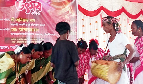 কমলগঞ্জে ফাগুয়া উৎসবে ভারতীয় সহকারী হাইকমিশনার