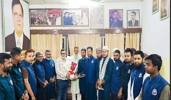 নকলায় নবনির্বাচিত এমপি’র সাথে সাংবাদিকদের সাক্ষাত