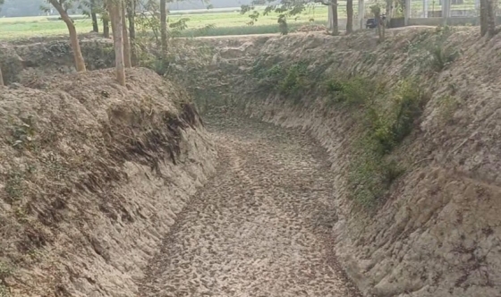 তানোরে খাল পুনঃখননে এসকেএস ফাউন্ডেশনের পুকুর চুরি