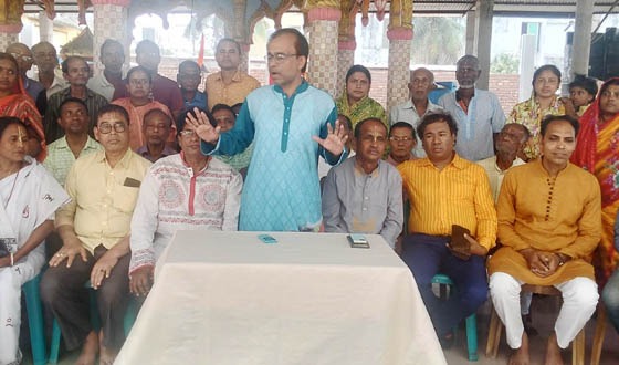 দাকোপে নবগঠিত পূজা উদ্যাপন কমিটির মতবিনিময়