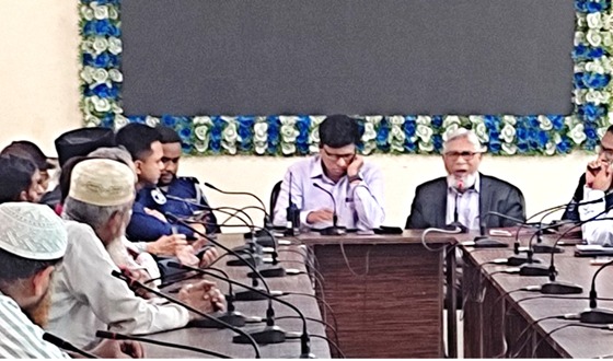 মাধবপুরে আইন শৃংখলা কমিটির বিশেষ সভা