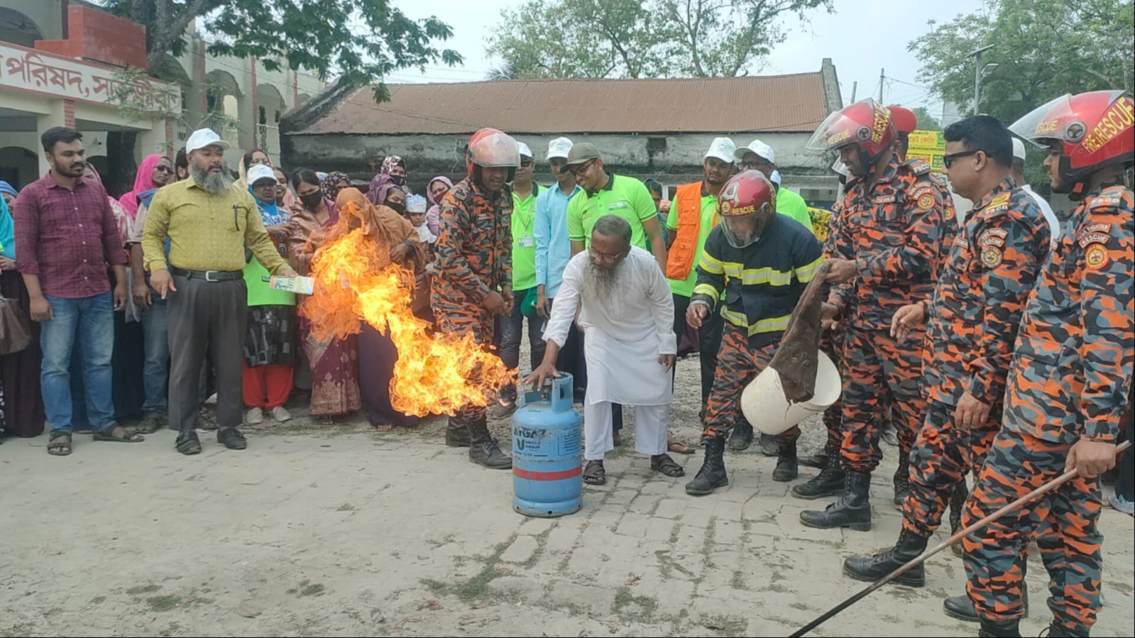 আশাশুনিতে জাতীয় দুর্যোগ প্রস্তুতি দিবস পালন