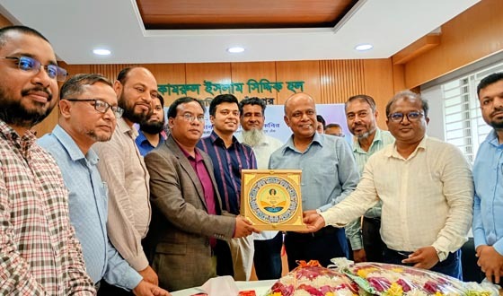 চাঁদপুর এলজিইডির নির্বাহী প্রকৌশলীর বিদায় সংবর্ধনা ও বরণ