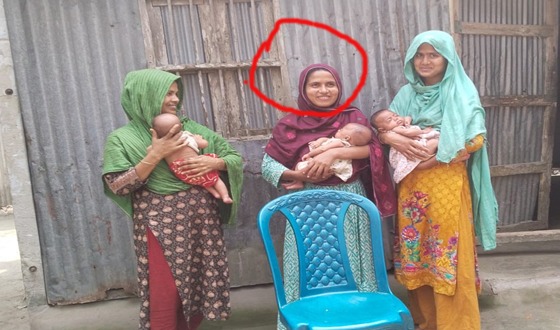 রাজারহাটে একসঙ্গে তিন কন্যা সন্তানের জন্ম