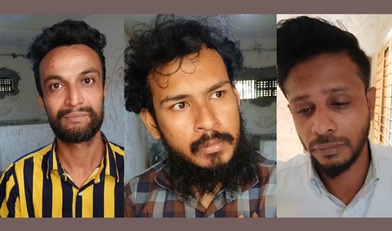 চুরি করা এটিএম কার্ড দিয়ে কেনাকাটা করতে গিয়ে গ্রেপ্তার ৩