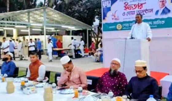 চাঁদপুরে প্রশাসন ও বিশিষ্ট ব্যক্তিদের নিয়ে এমপির ইফতার মাহফিল
