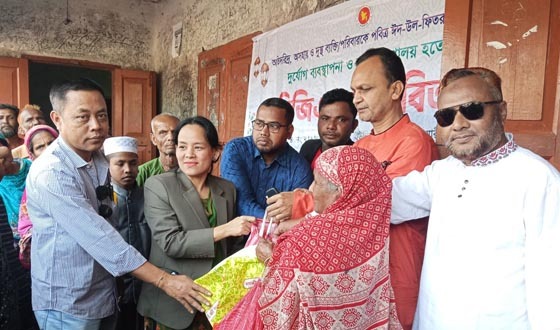 আটোয়ারীতে ঈদুল ফিতর উপলক্ষে চাল বিতরণ শুরু