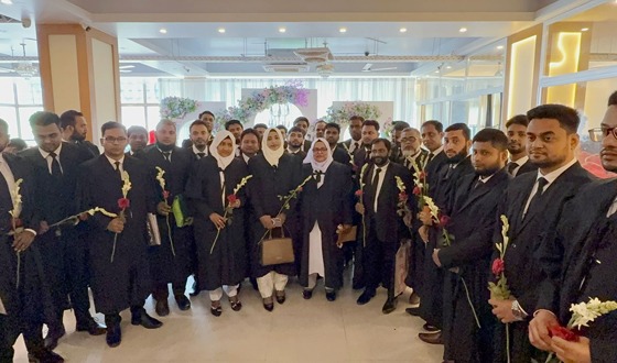 চাঁদপুরে নবীন আইনজীবীদের সংবর্ধনা জামায়াতের আইন বিভাগের