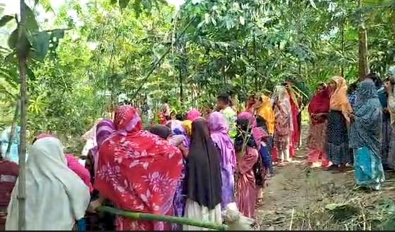 গাছে ঝুলছিলো তিন সন্তানের জননীর লাশ