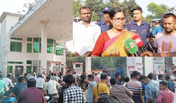 নড়াইলে লাইসেন্স ও হেলমেট ছাড়া পাওয়া যাচ্ছে না তেল,