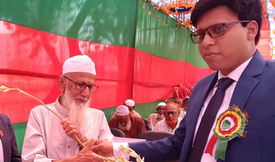 মাধবপুরে মুক্তিযোদ্ধা ও মুক্তিযোদ্ধা পরিবারের সদস্যদের সংবর্ধনা