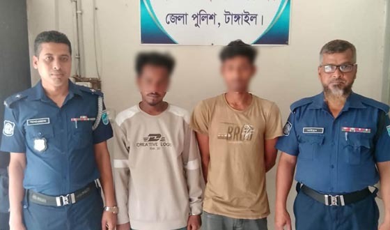 বাসাইলে ইয়াবাসহ দুই মাদক ব্যবসায়ী গ্রেপ্তার