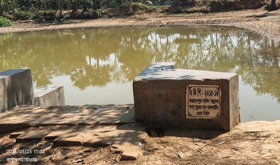 জয়দেবপুর ইসলামিয়া দাখিল মাদ্রাসার পুকুর দখল করলো প্রভাবশালী মহল