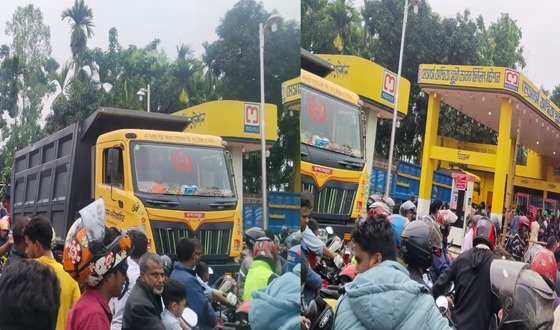 রাজারহাটে পেট্রোল পাম্পে দীর্ঘ লাইন, ব্যাহত জরুরি সেবা ও কৃষিকাজ